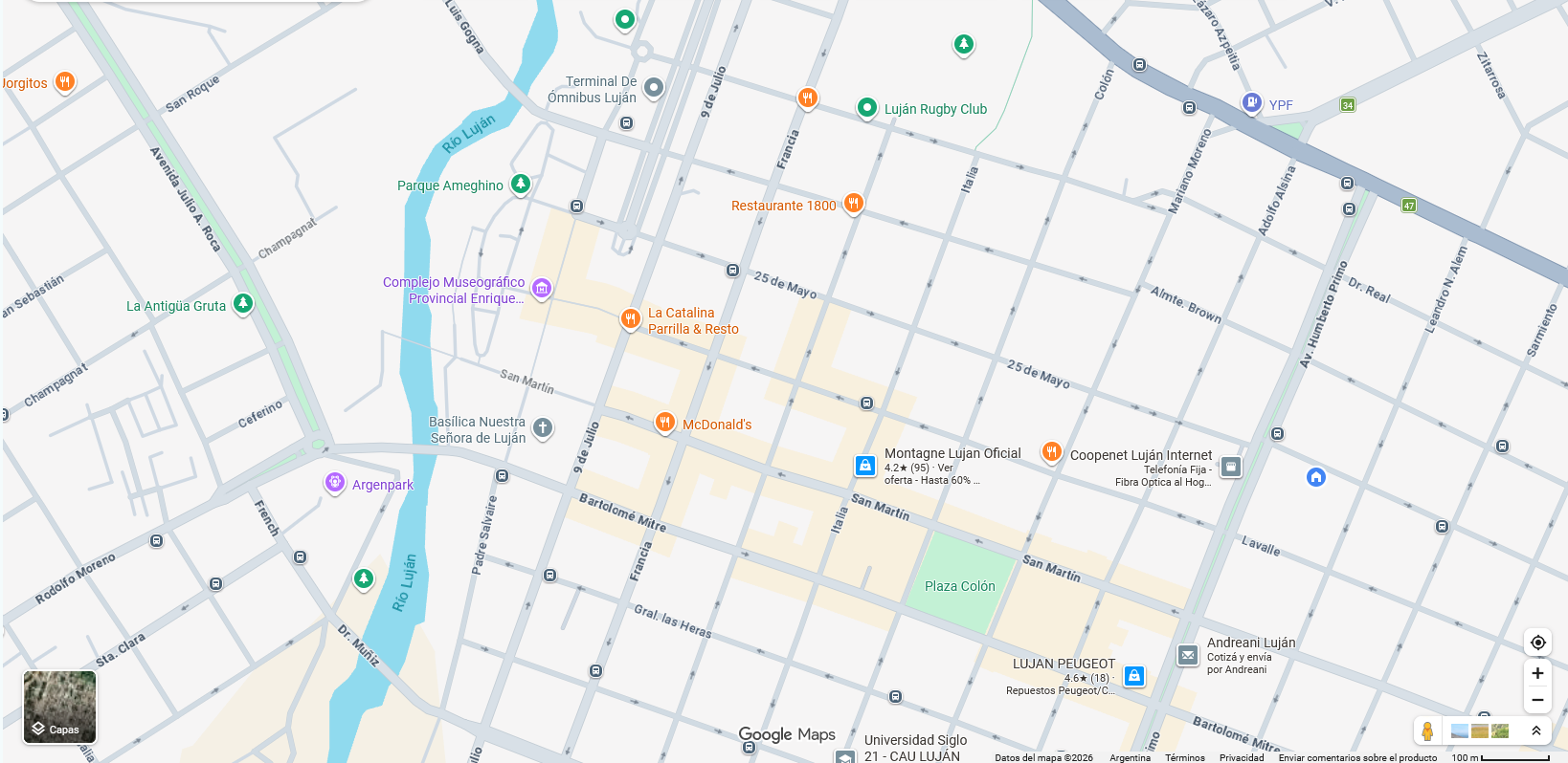 Mapa del recorrido